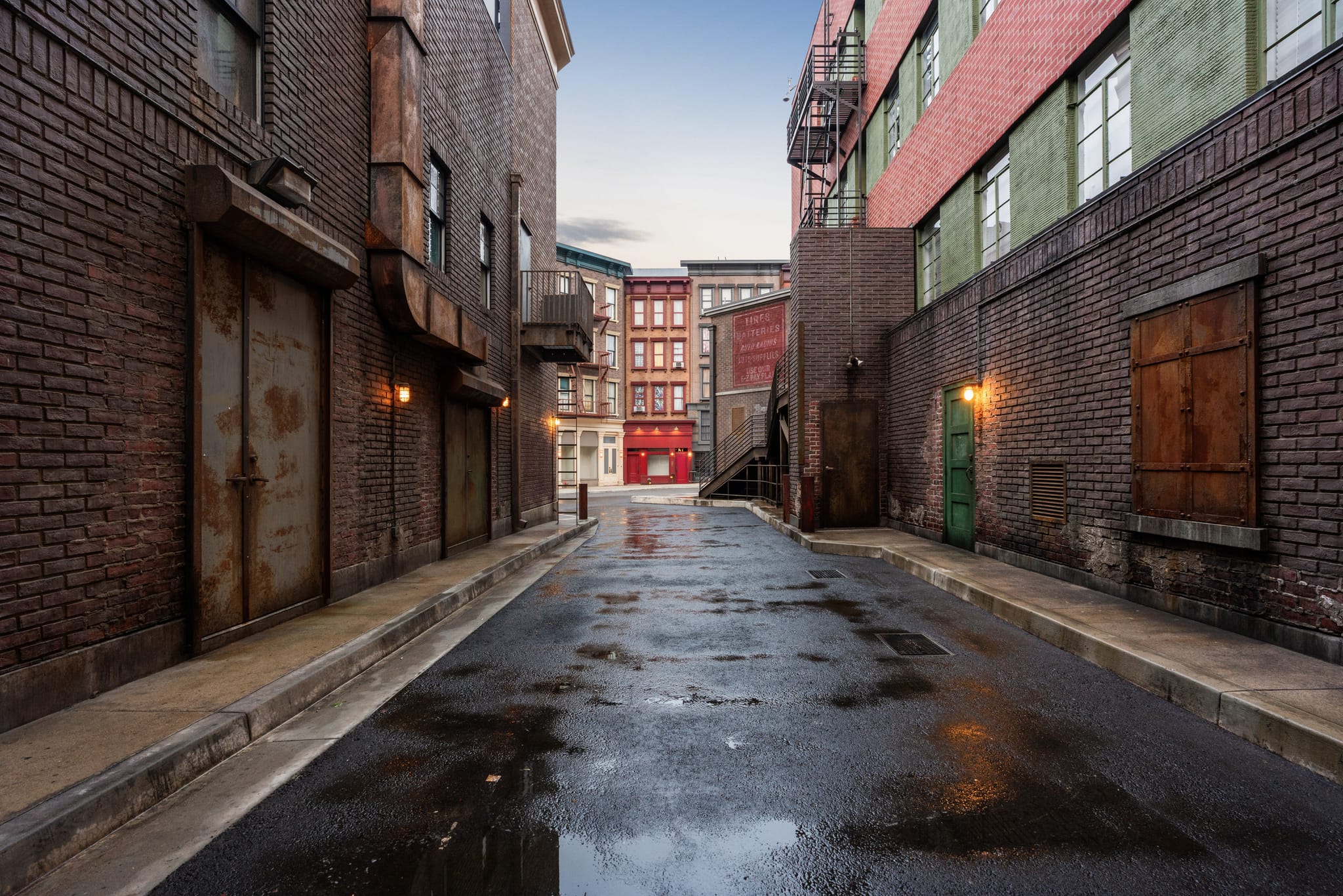 NY Street Alley FOX Studio Lot